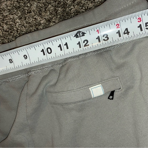 NEW Jason Scott L Pima Cotton Colorblock Wide Leg Pants Lounge Sweats High rise - Picture 9 of 10